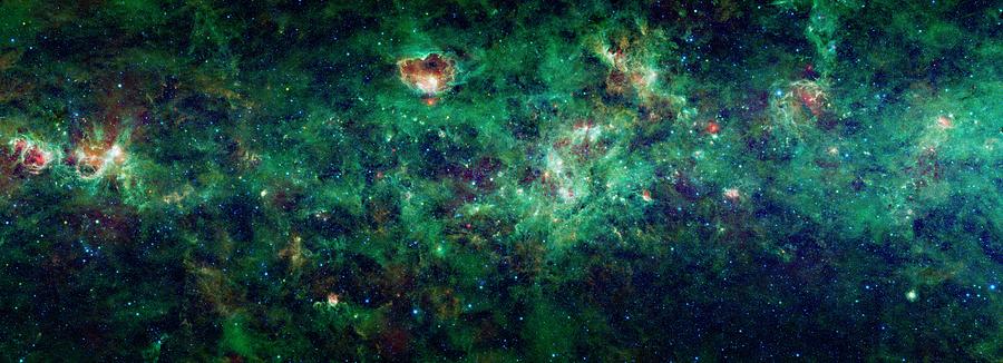 Milky Way Nebulae Photograph by Nasa/jpl-caltech/ucla/science Photo Library