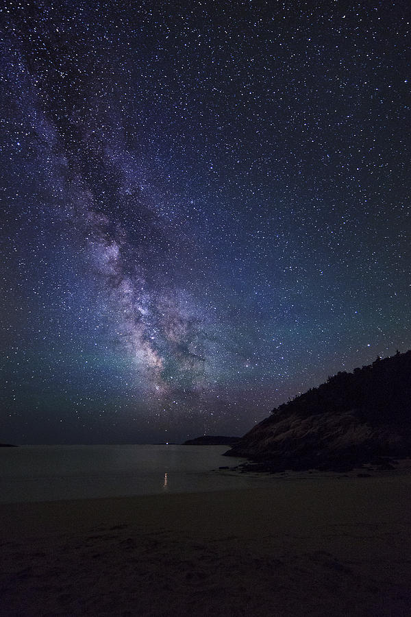 Milky Way Photograph - Milky Way on Sand Beach by Vinay Sinha Milky Way Photograph - Milky Way on Sand Beach by Vinay Sinha