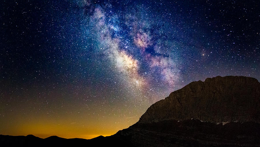 Milky Way On Top Of Mount Olympus Photograph by Lev Paraskevopoulos