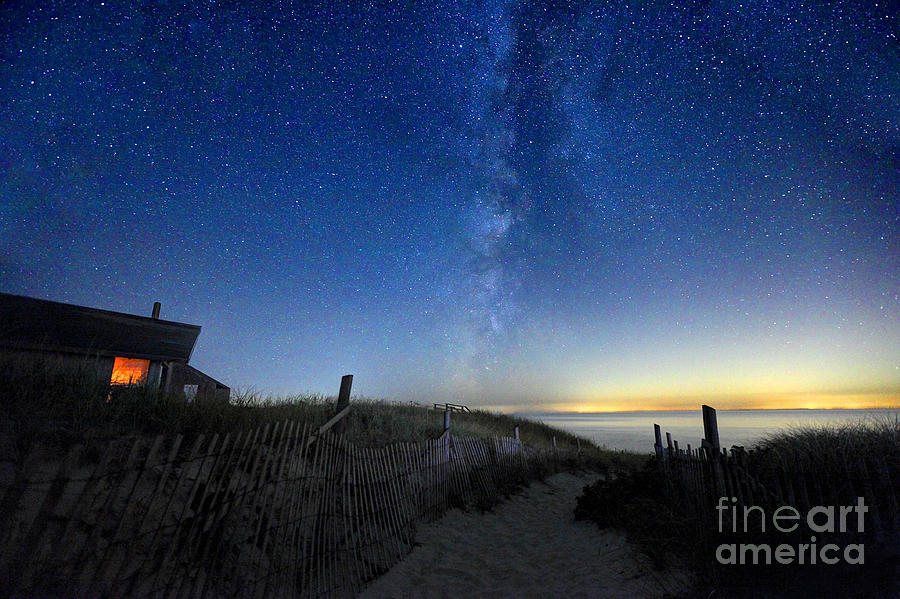 Nature Photograph - Milky Way over Cape Cod by Denis Tangney Jr