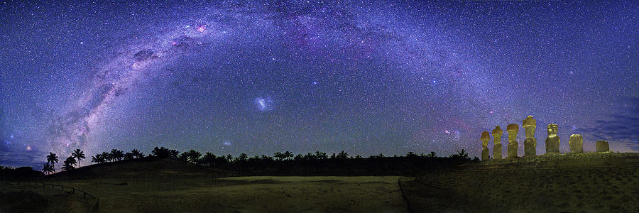 Milky Way Over Easter Island Photograph By Walter Pacholka, Astropics