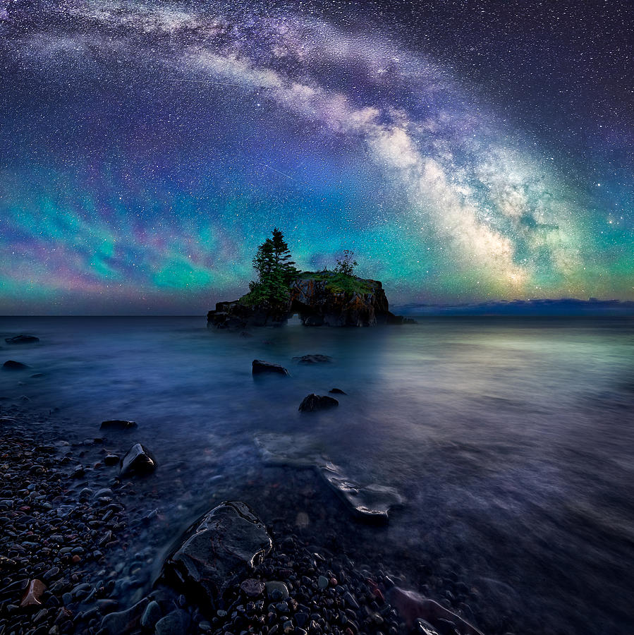 Milky Way Over Hollow Rock Photograph by Matt Anderson Photography
