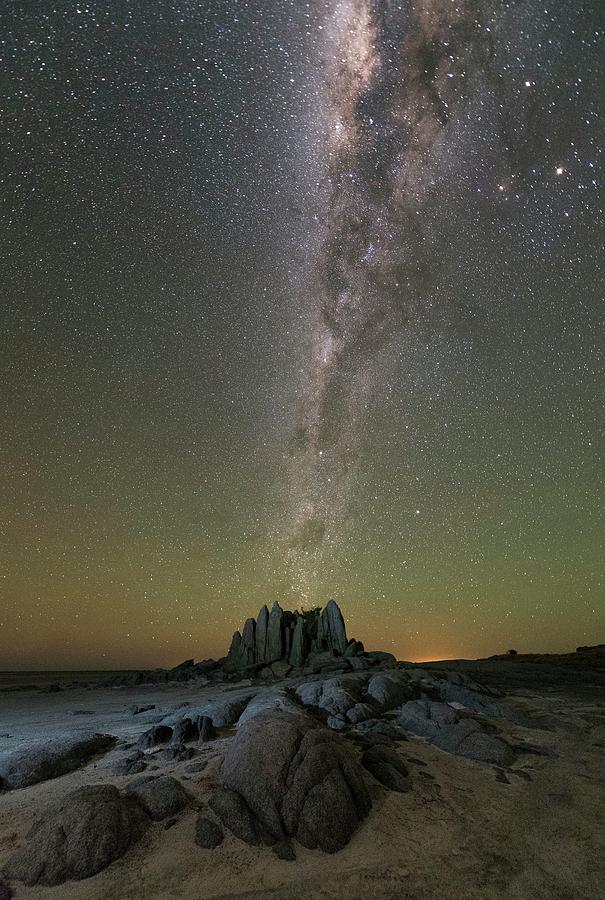 Milky Way Over Kubu Island Photograph by Tony Camacho/science Photo Library