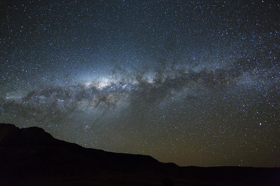 Milky Way Over Mountains Madagascar Photograph by Konrad Wothe