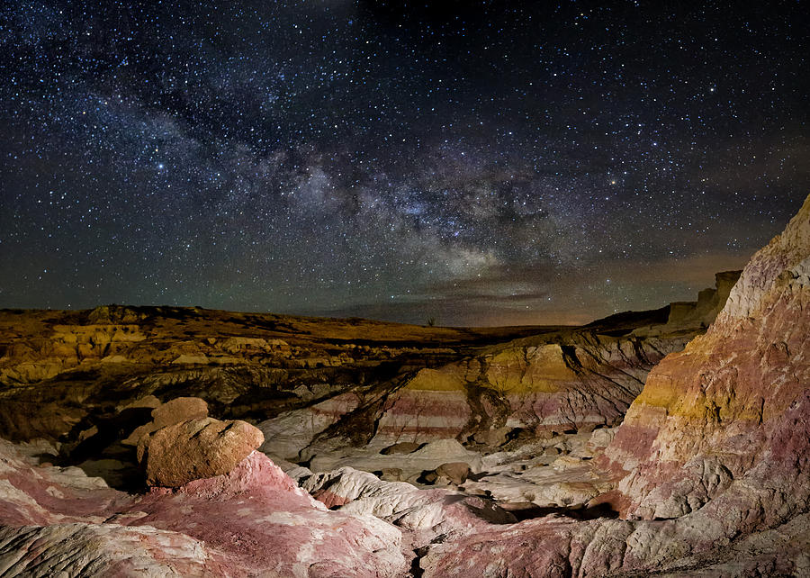 Milky Way over Paint Mine Park Photograph by David Soldano
