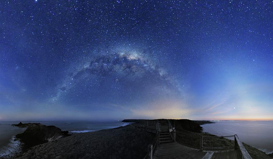 Milky Way Over Phillip Island Photograph by Alex Cherney, Terrastro.com
