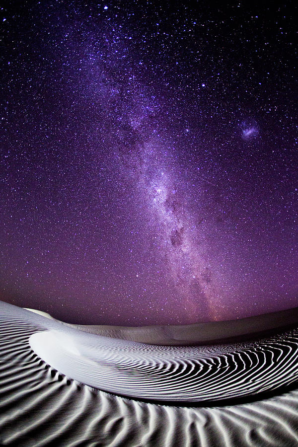 Milky Way Over Sand Dunes Photograph by John White Photos Milky Way Over Sand Dunes Photograph by John White Photos