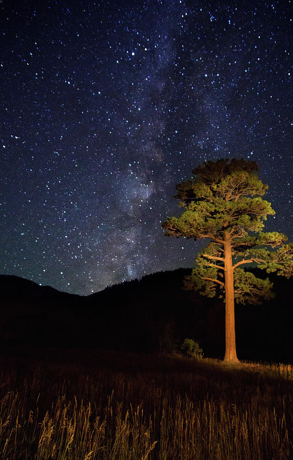 Milky Way Over Spanish Peaks Photograph by Dave Soldano Images