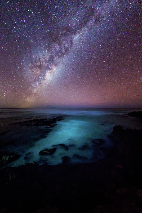 Milky Way Over The Southern Ocean Photograph by John White Photos