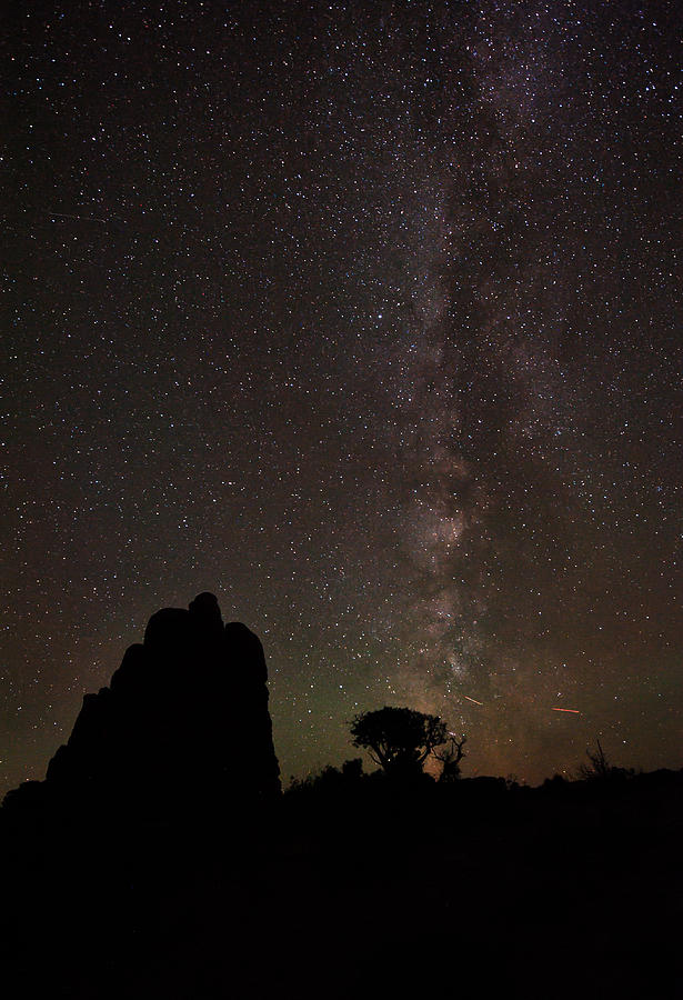 Milky Way over Utah Photograph by Gregory Ballos