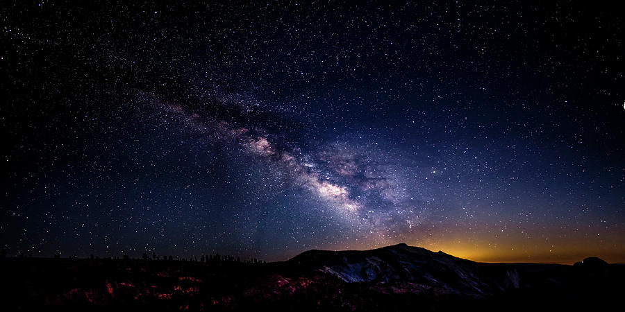 Milky Way Over Yosemite National Park Photograph by C. Fredrickson Photography