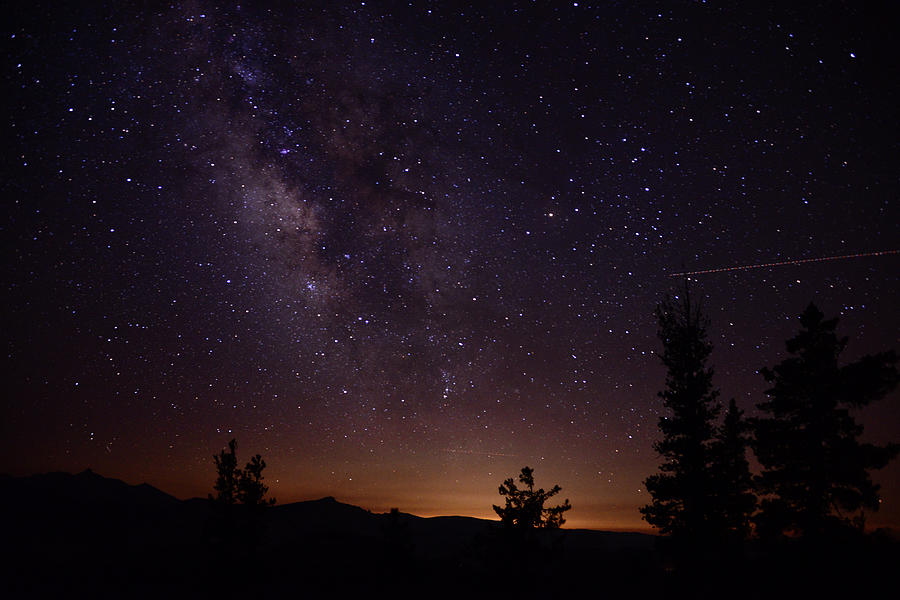 Milky Way Over Yosemite Photograph by Virtualphotographers