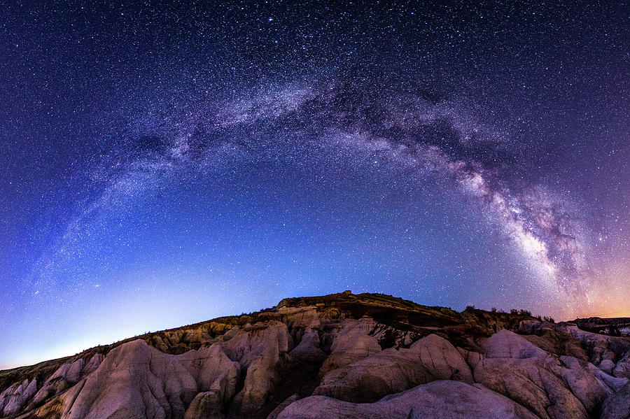 Milky Way Panoramic At Paint Mines Photograph by Photo By Matt Payne Of