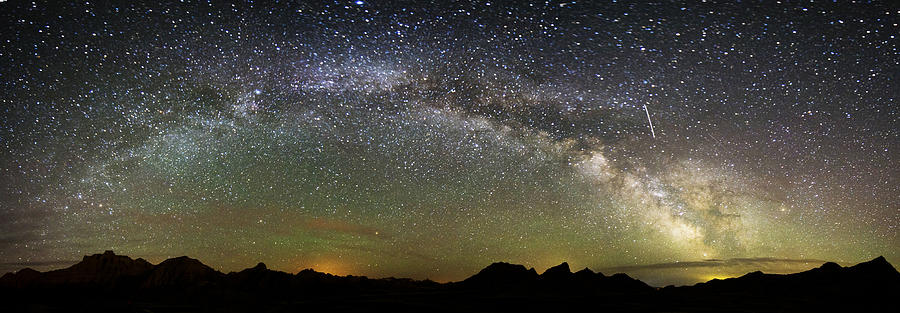 Space Photograph - Milky Way Panoramic by Jennifer Brindley
