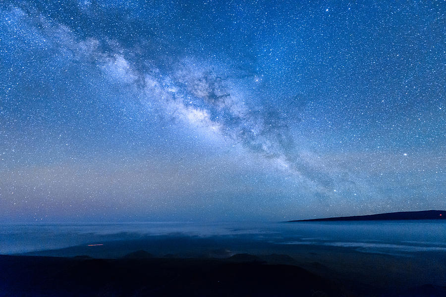 Milky Way Suspended Above Mauna Loa 1 Photograph by Jason Chu