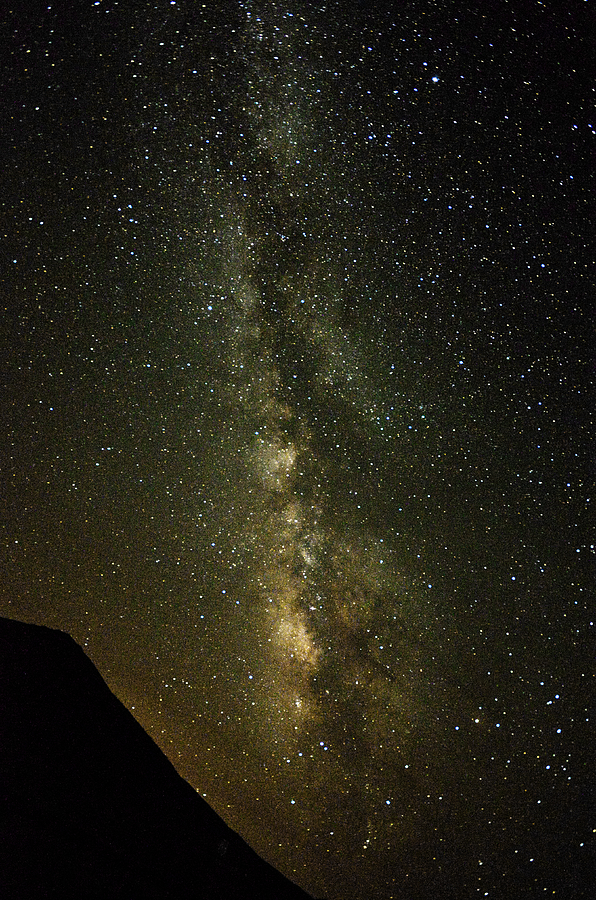 Stars Photograph - Milky Way vertical by Loree Johnson