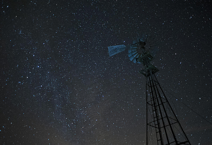 Milky Way Windmill Photograph by Doug Davidson