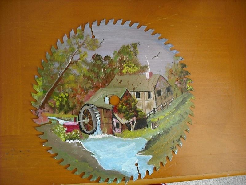 Saw Painting - Mill Art by Thomas Pittman