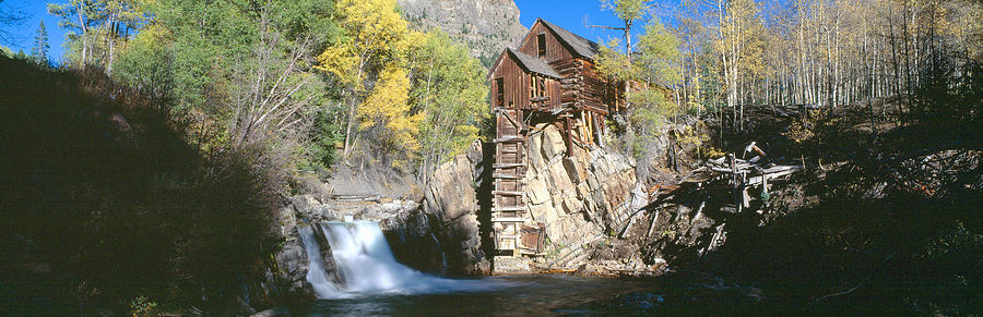 Nature Photograph - Mill At Crystal River Valley, Autumn by Panoramic Images