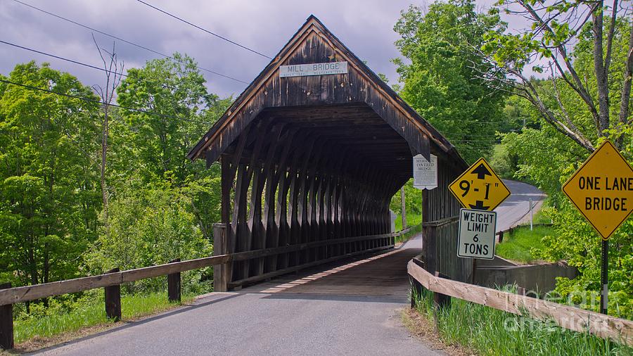 Mill Bridge.  Photograph by New England Photography