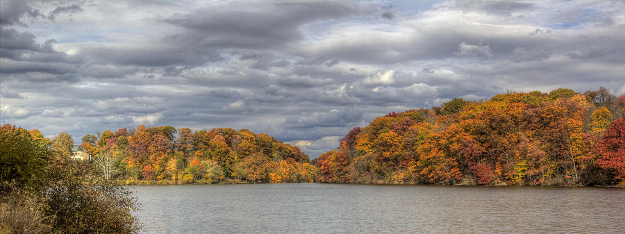 Mill Creek Park in Fall Photograph by David Dufresne