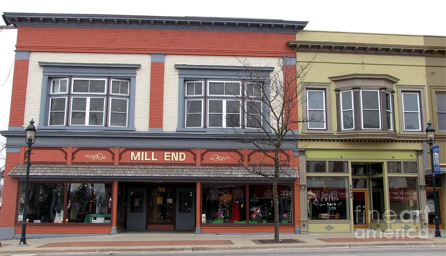 Architecture Photograph - Mill End Store in Clare Michigan by Terri Gostola