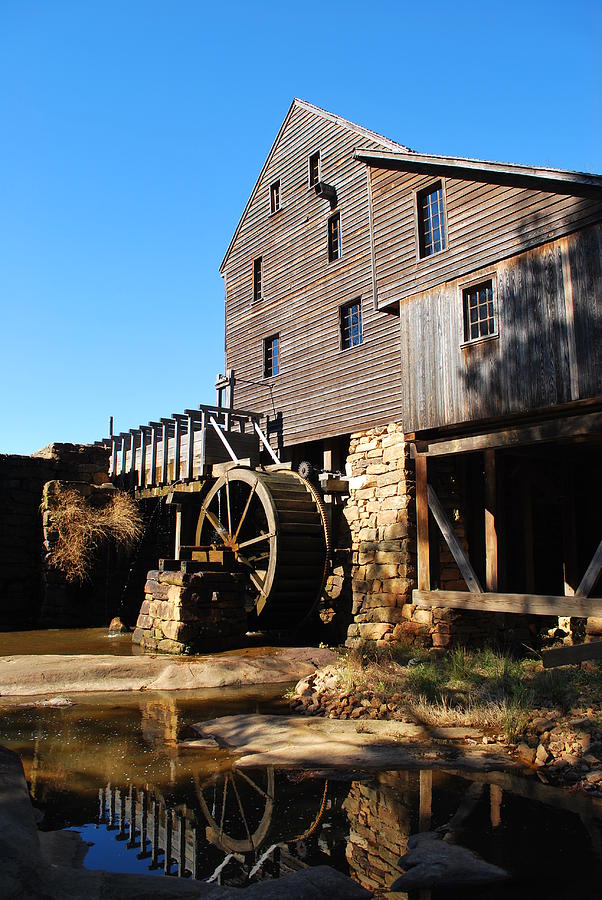 Mill Reflection Photograph by Bob Sample