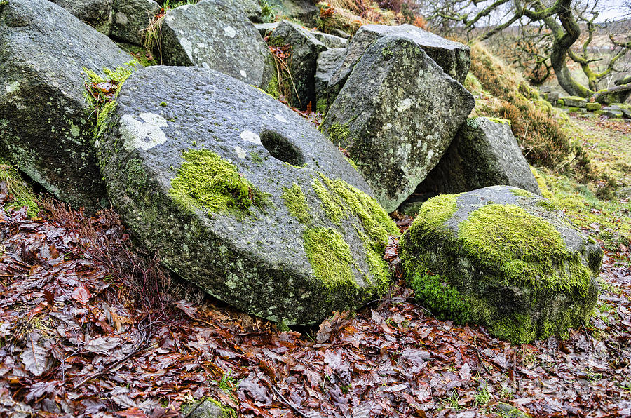 Mill stones Photograph by Steev Stamford