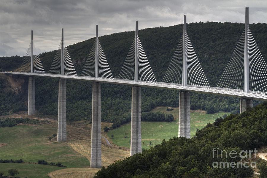 Millau Viaduct in France Photograph by Heiko Koehrer-Wagner