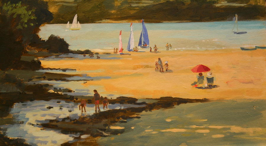 Beach Painting - Millbay by Jennifer Wright