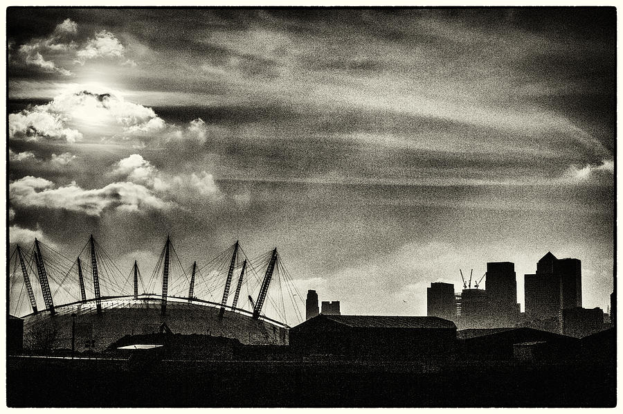London Photograph - Millenium Dome and the City by Lenny Carter