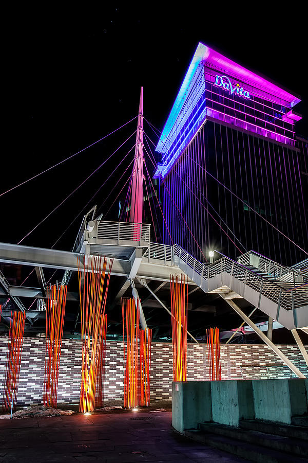 Millennium Bridge at Night Photograph by Jeff Stoddart Millennium Bridge at Night Photograph by Jeff Stoddart