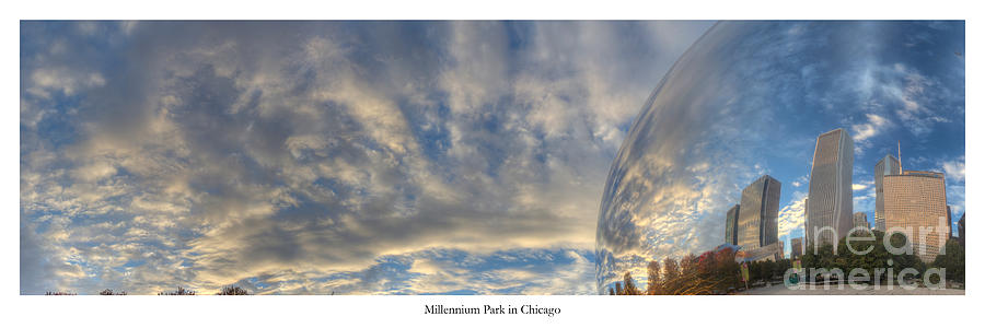 Chicago Photograph - Millennium Park in Chicago by Twenty Two North Photography
