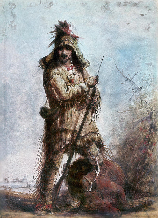 Miller Rocky Mountain Man Painting by Granger