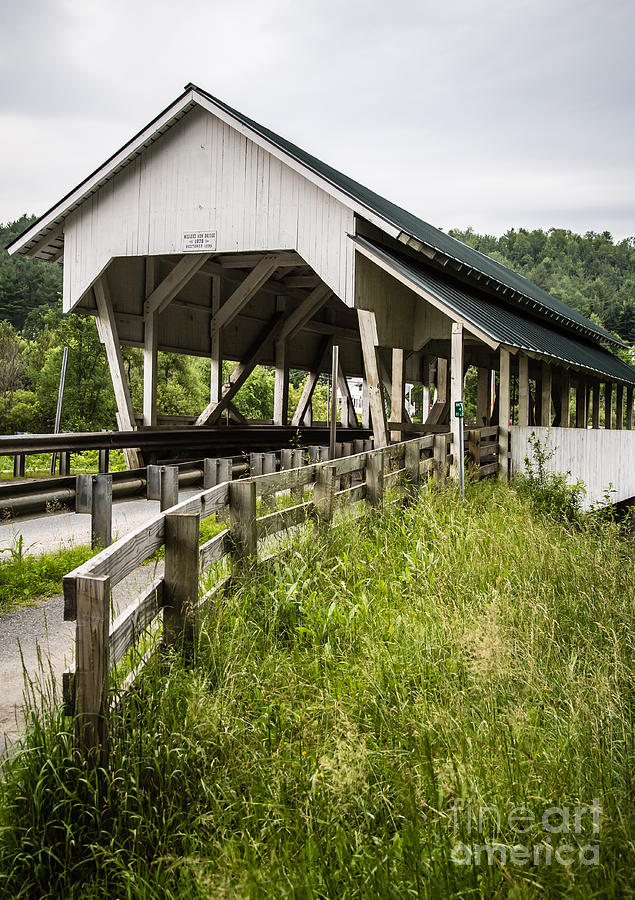 Millers Run Covered Bridge Photograph by Edward Fielding