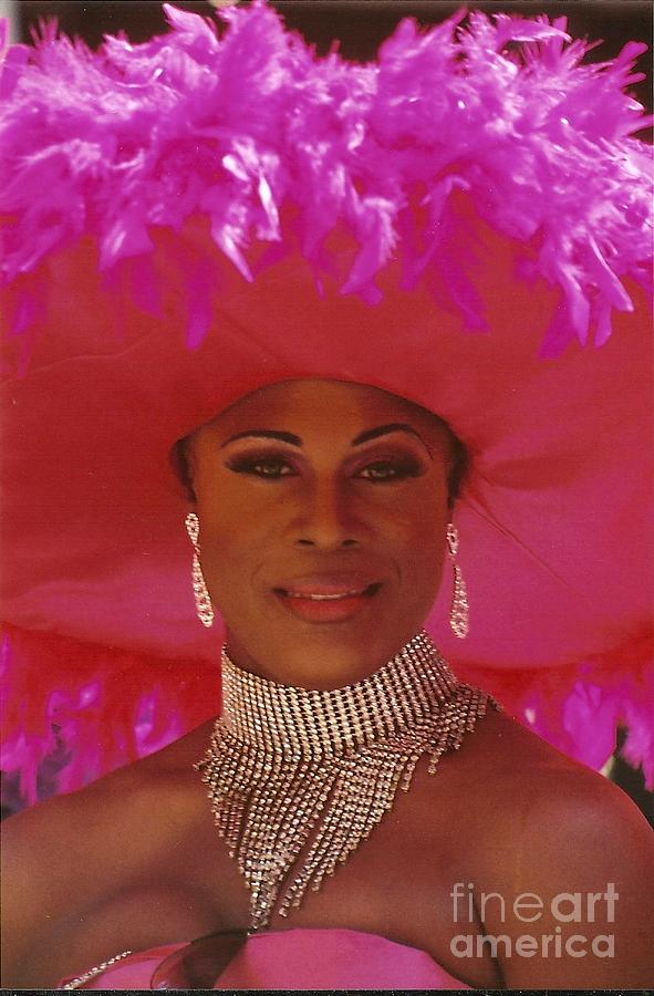 Million Dollar Diva eye see Colours at  Southern Decadence in New Orleans Louisiana Photograph by Michael Hoard