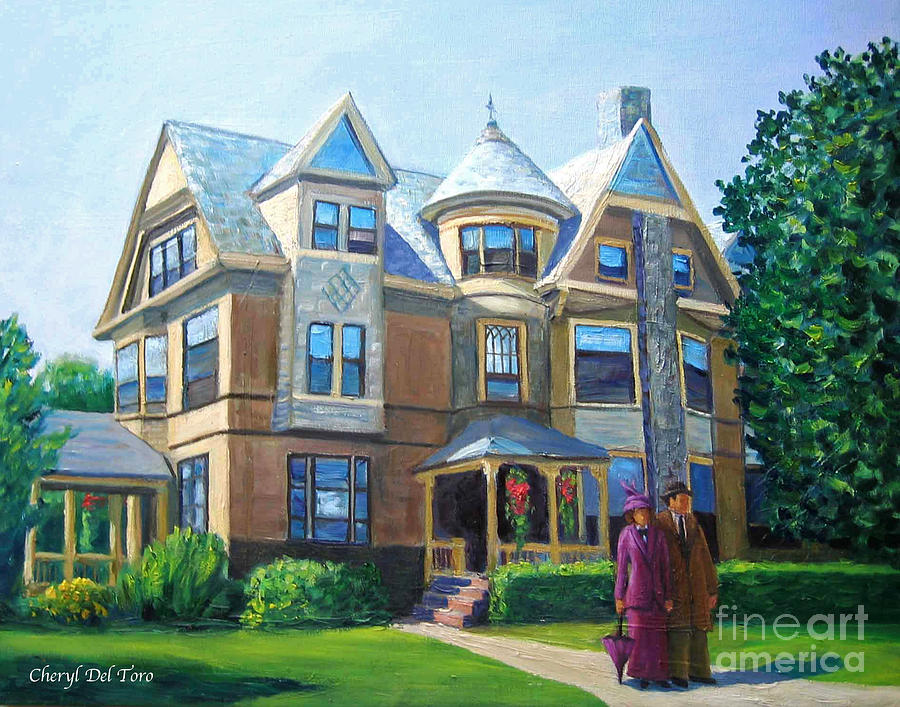 Millionaires Row The Outing Painting by Cheryl Del Toro