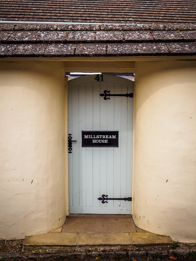 Millstream House Door Photograph by Mark Llewellyn