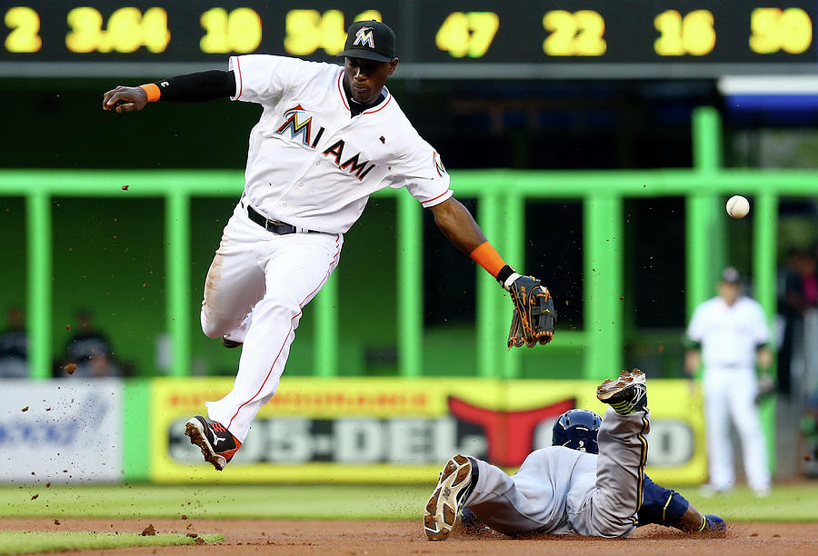 Milwaukee Brewers V Miami Marlins Photograph by Alex Trautwig Milwaukee Brewers V Miami Marlins Photograph by Alex Trautwig