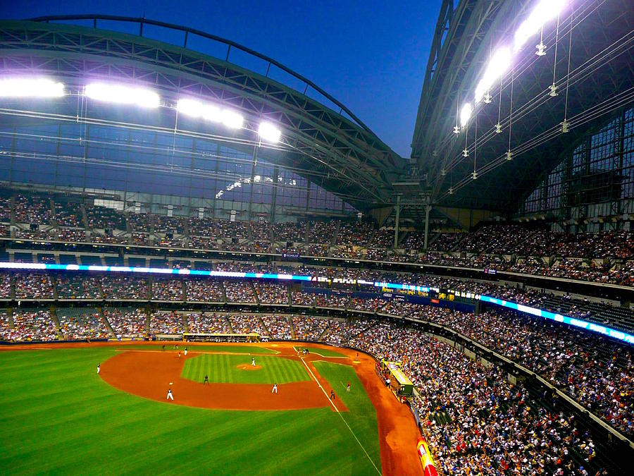Milwaukee Brewers County Stadium Photograph 