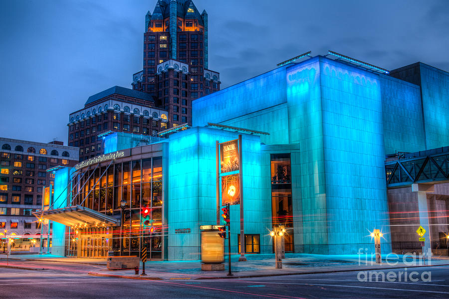 Milwaukee PAC Evening Glow Photograph by Andrew Slater