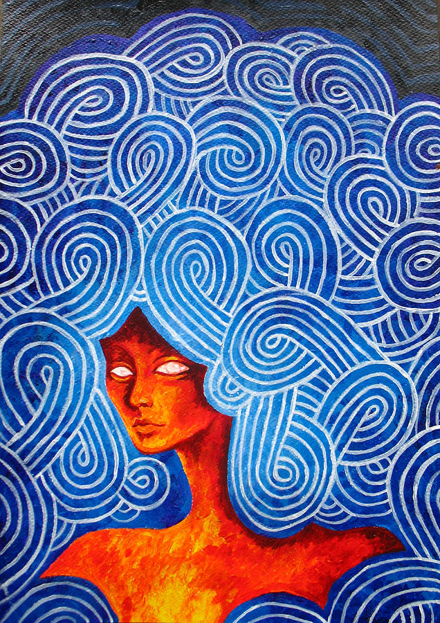 Pattern Painting - Mind Over Matter by Ma Luisa Gonzaga