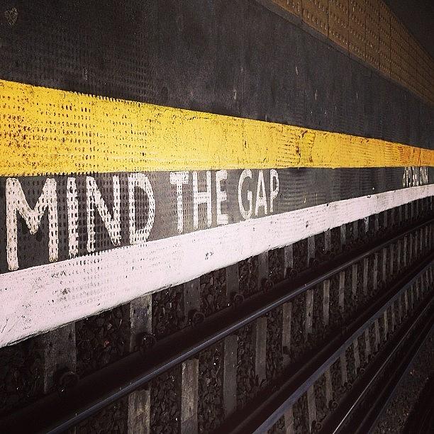 Tube Photograph - Mind The Gap by Ilko Batakliev