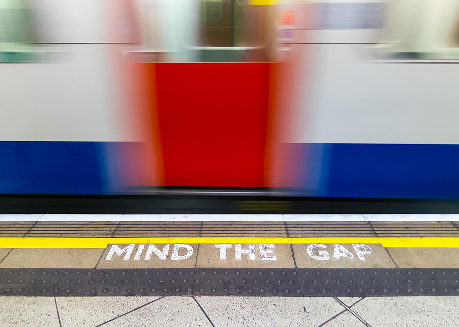 Mind the gap warning Photograph by Dutourdumonde Photography