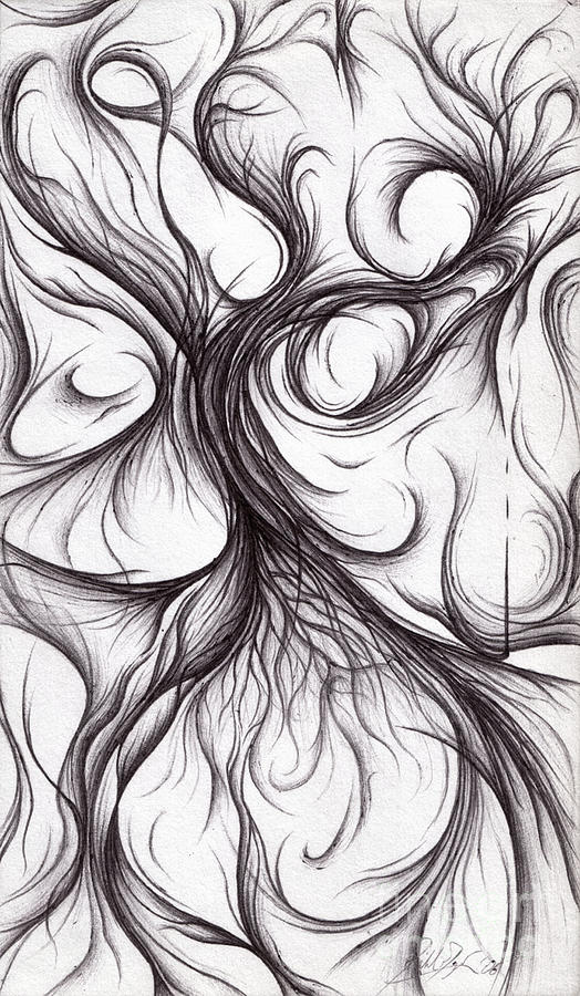 Mind Wind Drawing by Michael Morgan