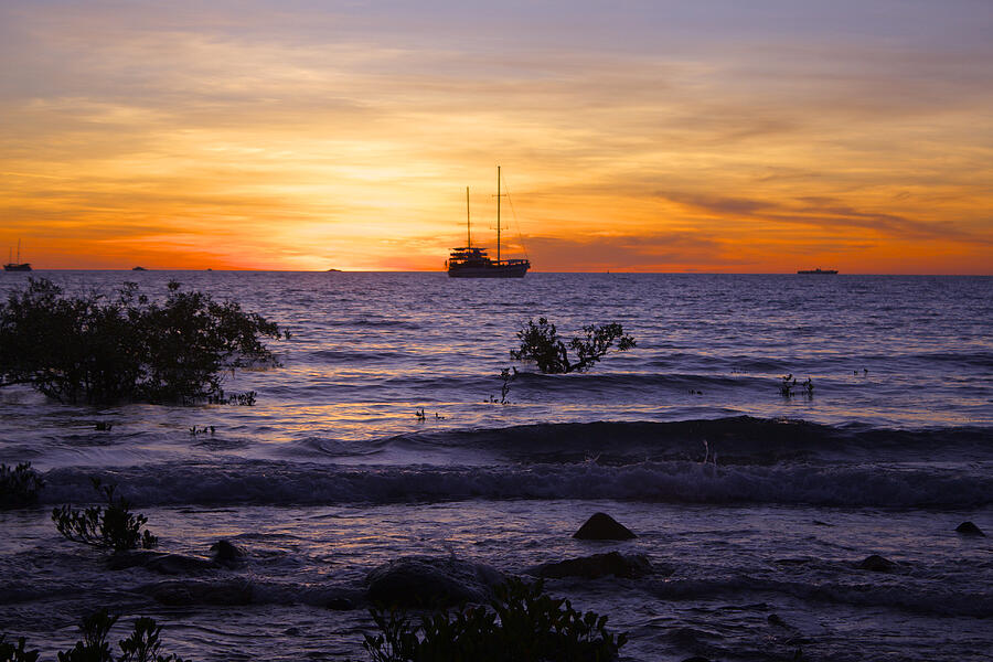 Sunset Photograph - Mindil Beach Sunset by Venetia Featherstone-Witty