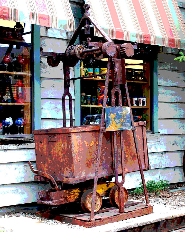 Mine Photograph - Mine Trolley by Norma Brock