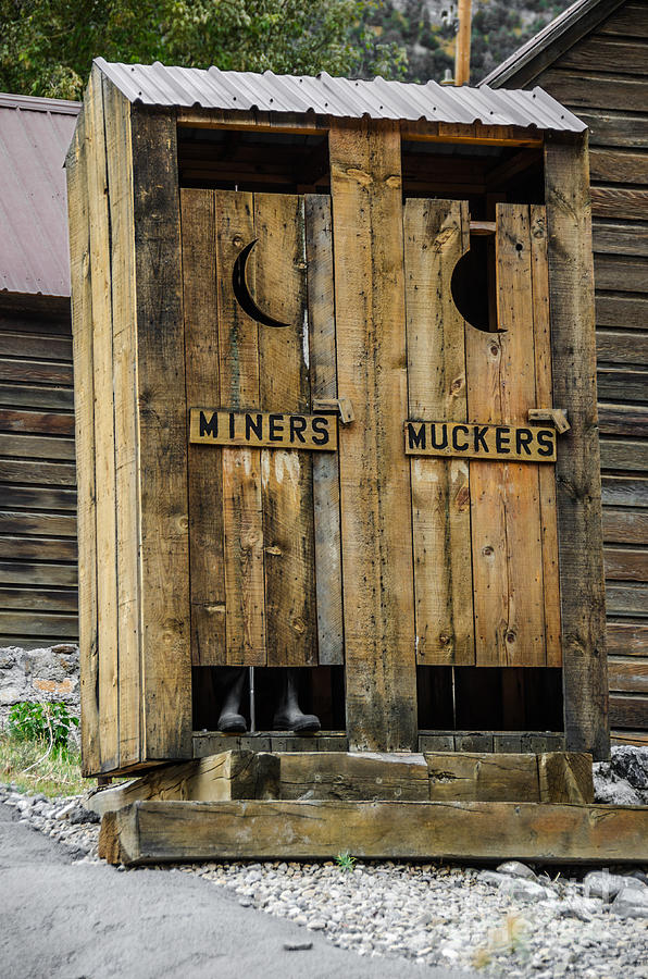 Miners and Muckers Outhouse Photograph by Sue Smith