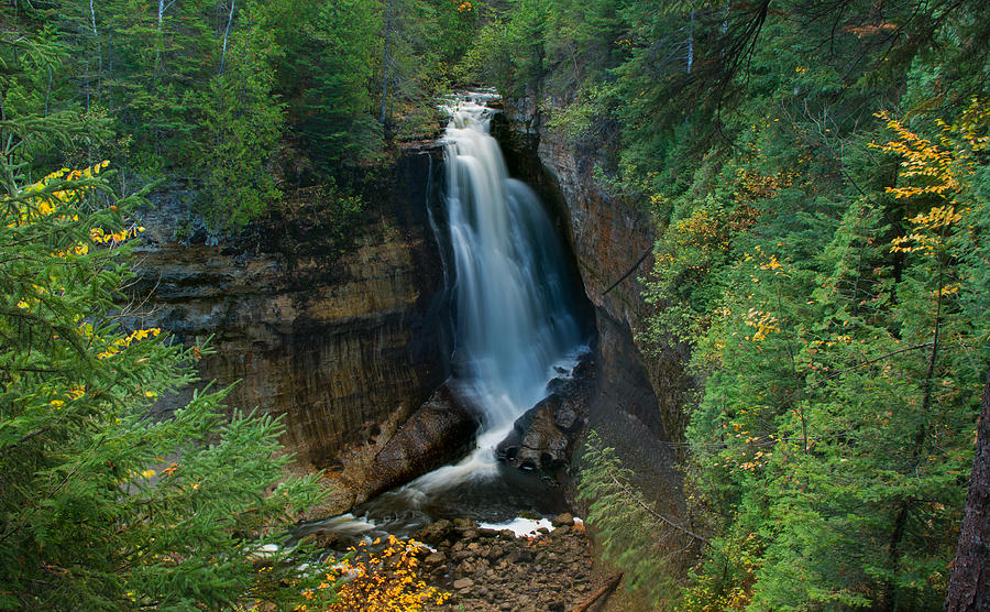 Miners Falls Photograph by Gary McCormick