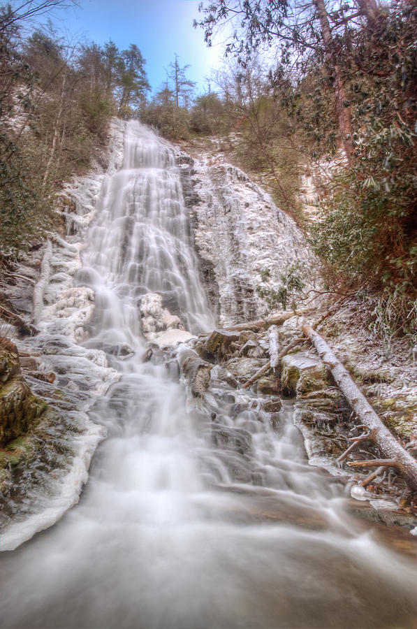 Mingo Falls in Winter Photograph by Doug McPherson